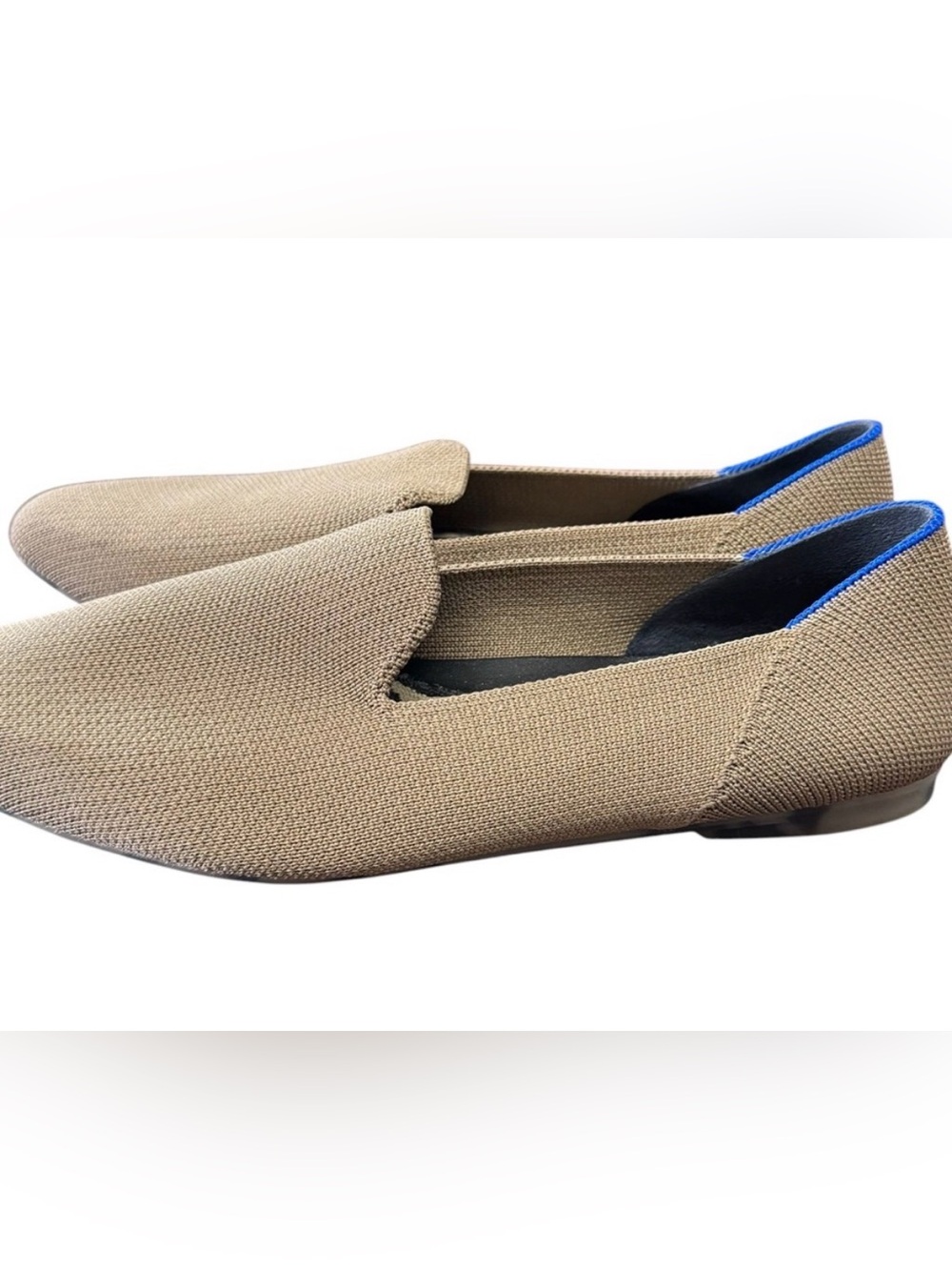 Rothy’s The Almond Loafer Mocha Knit Slip On Flats Size 7.5 - Picture 6 of 16